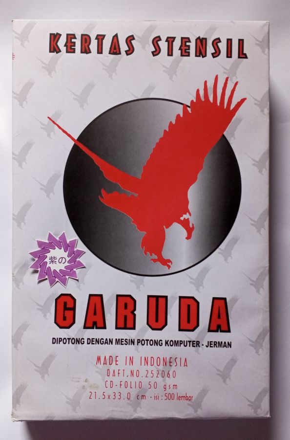 Garuda Kertas Stensil
