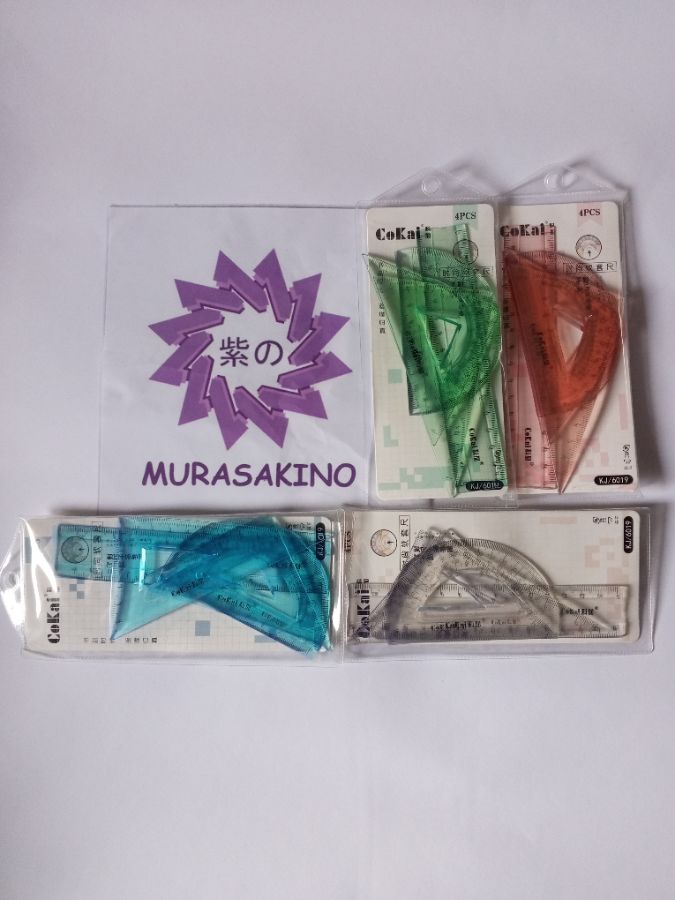 Cokai Penggaris Set Lentur