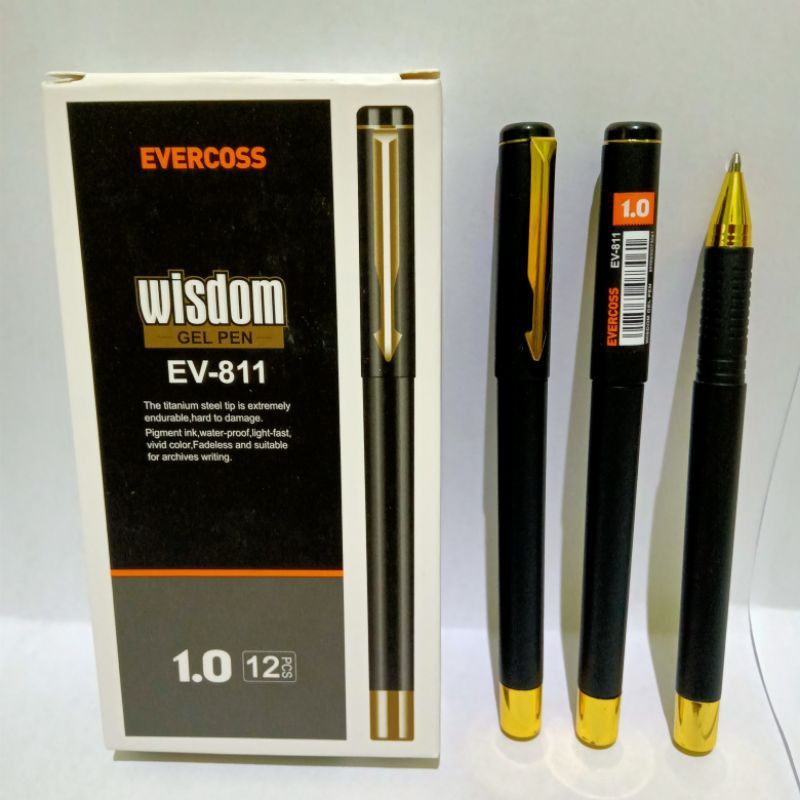 Evercoss Black Gel Pen 1.0