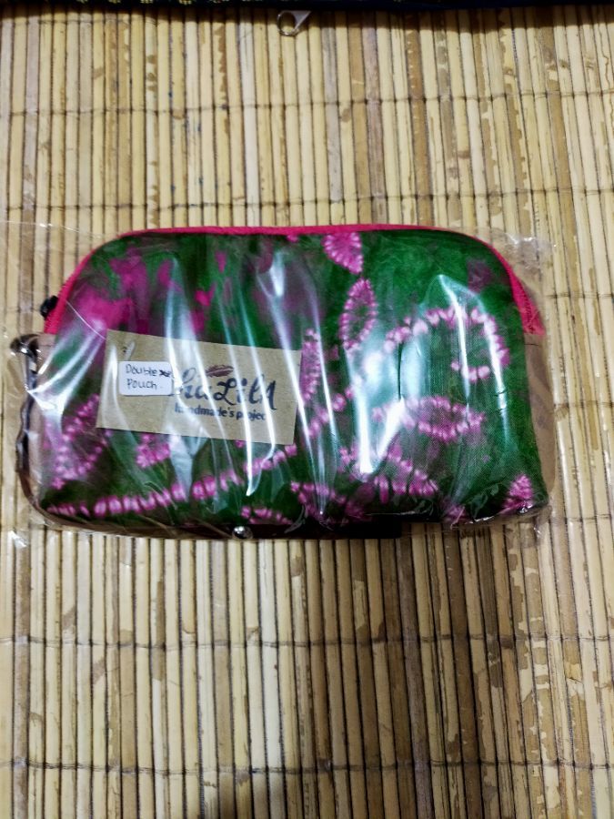 DOUBLE ZIP POUCH KHALILA