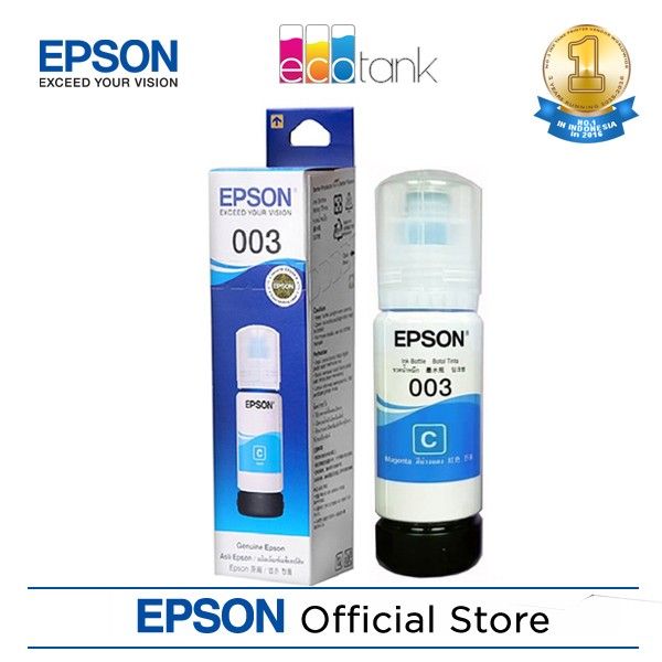 tinta compatible epson 003 cyan