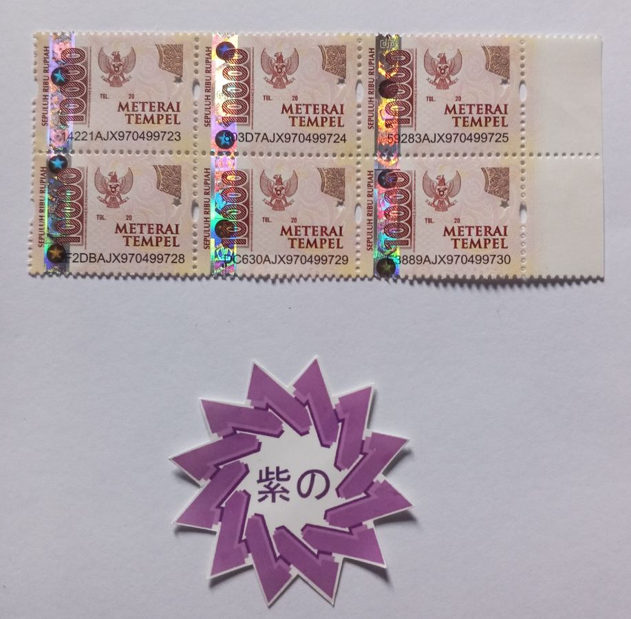 Meterai Tempel 10.000
