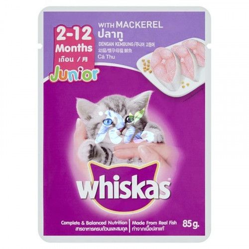 WHISKAS 2-12 MOUNTHS JUNIOR 80g