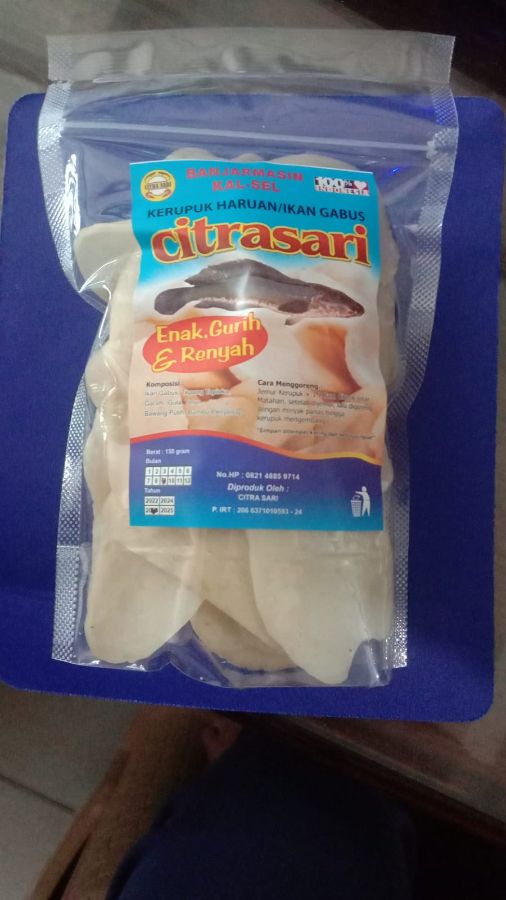 KERUPUK IKAN HARUAN CITRASARI (MENTAH)