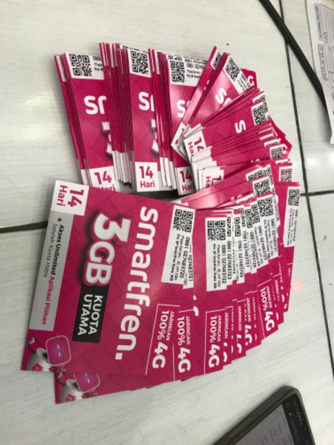 SP SMART 3gb 14hari unli (chat,ojol,olshop) 