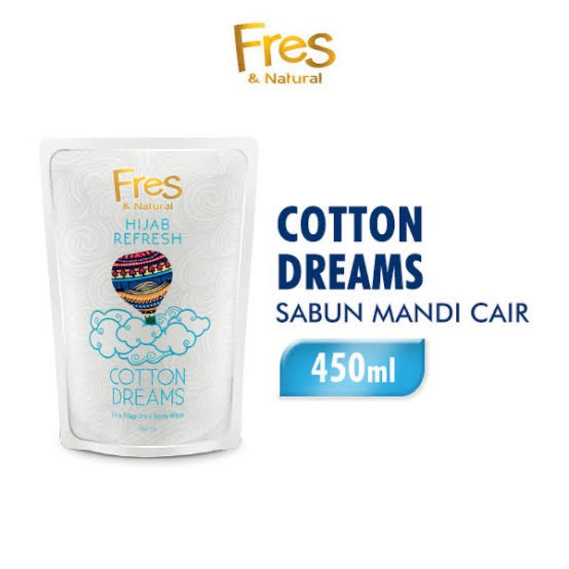 FRES&NAT DREAM BODY WASH 450ml