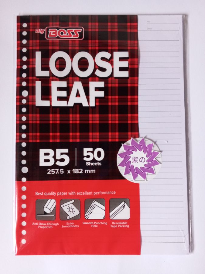 Big Boss Loose Leaf B5 50