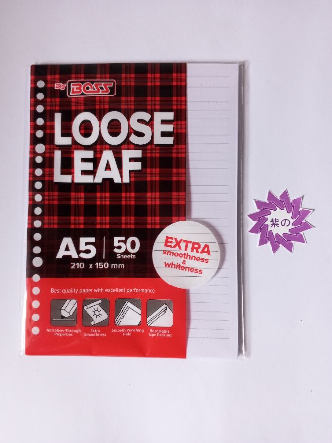 Big Boss Loose Leaf A5 50