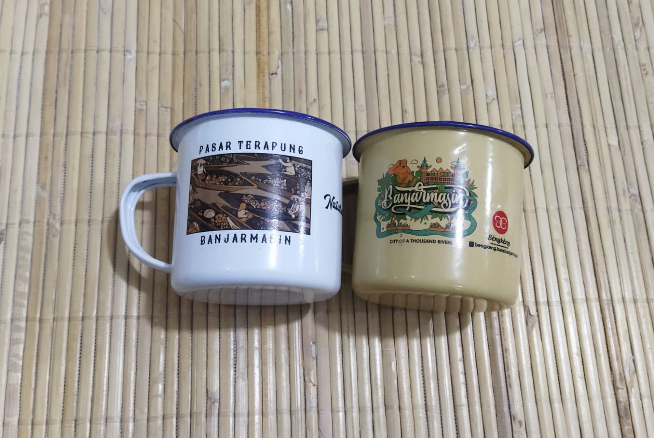 GELAS / MUG ENAMEL BENGKENG