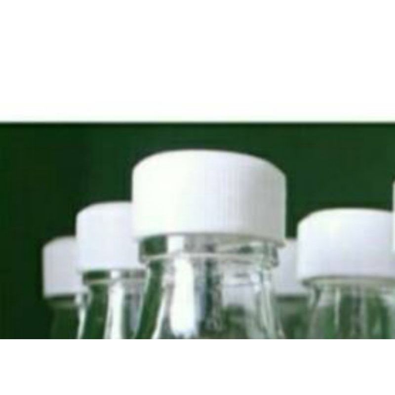 Tutup botol kaca UC (putih+ulir)