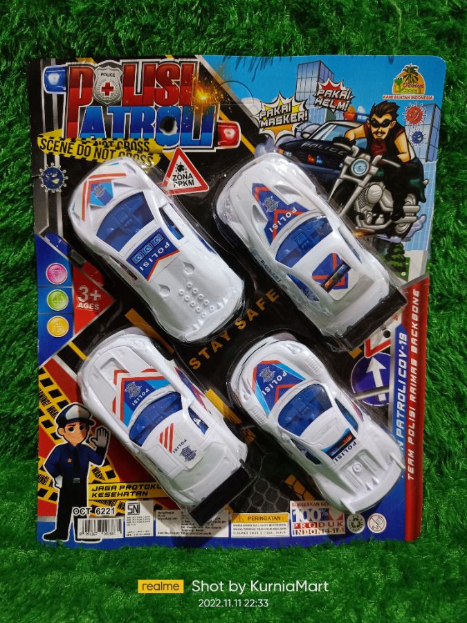 MOBIL POLISI PATROLI ISI 4