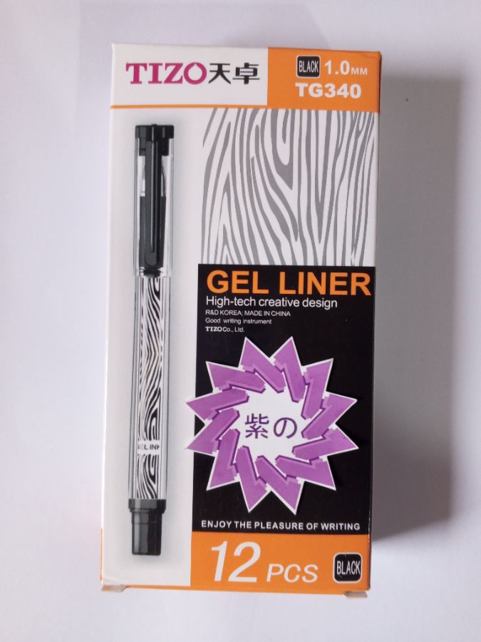 Tizo Black Gel Pen 1.0