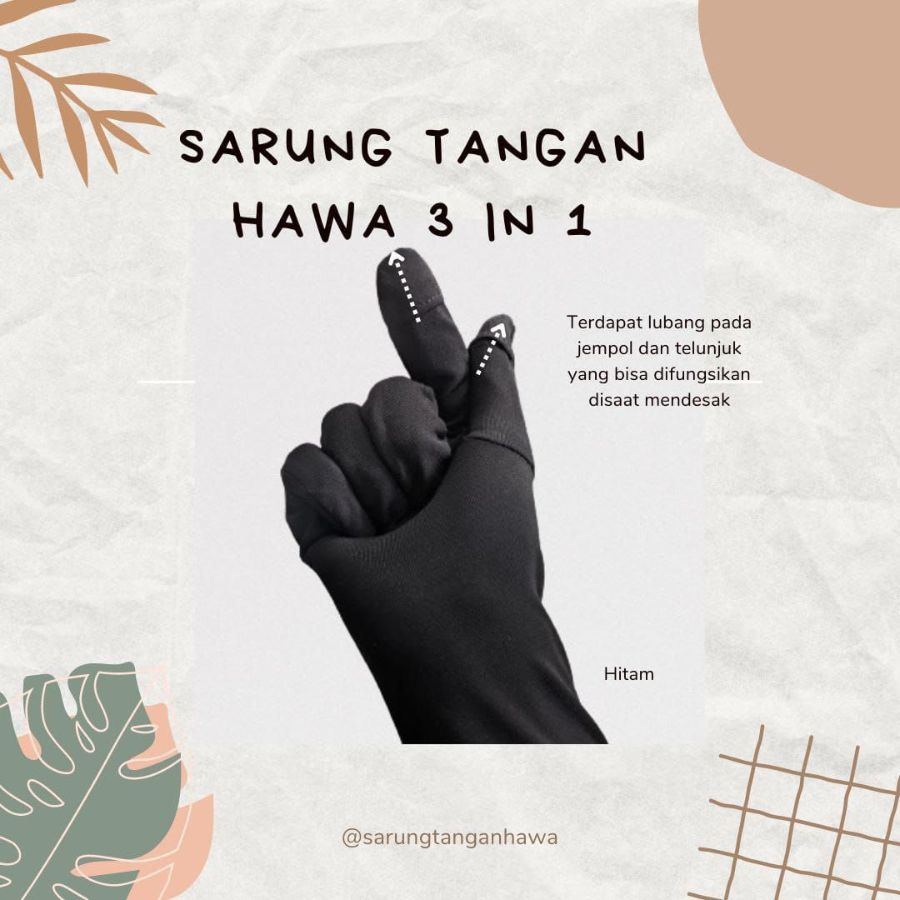 Sarung tangan HAWA 3 in 1