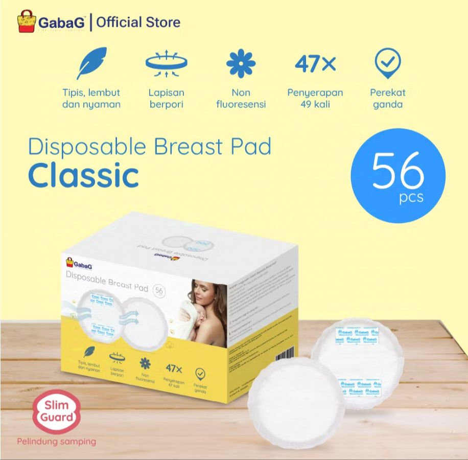 Breastpad Classic GabaG isi 56pcs