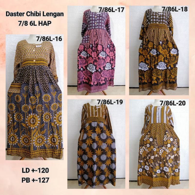 Chibi lengan 7/8 LD 120CM