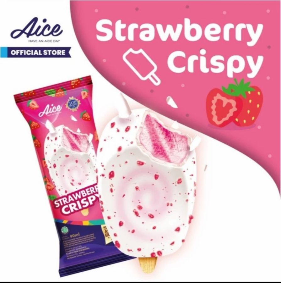 AICE STRAWBERRY CRISPY 