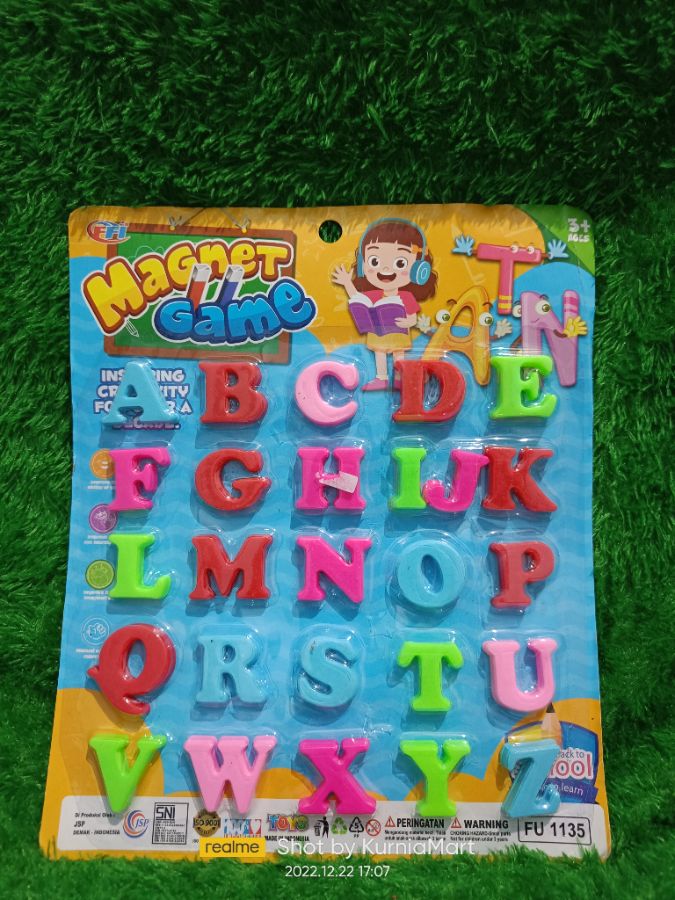 *MAINAN MAGNET HURUF