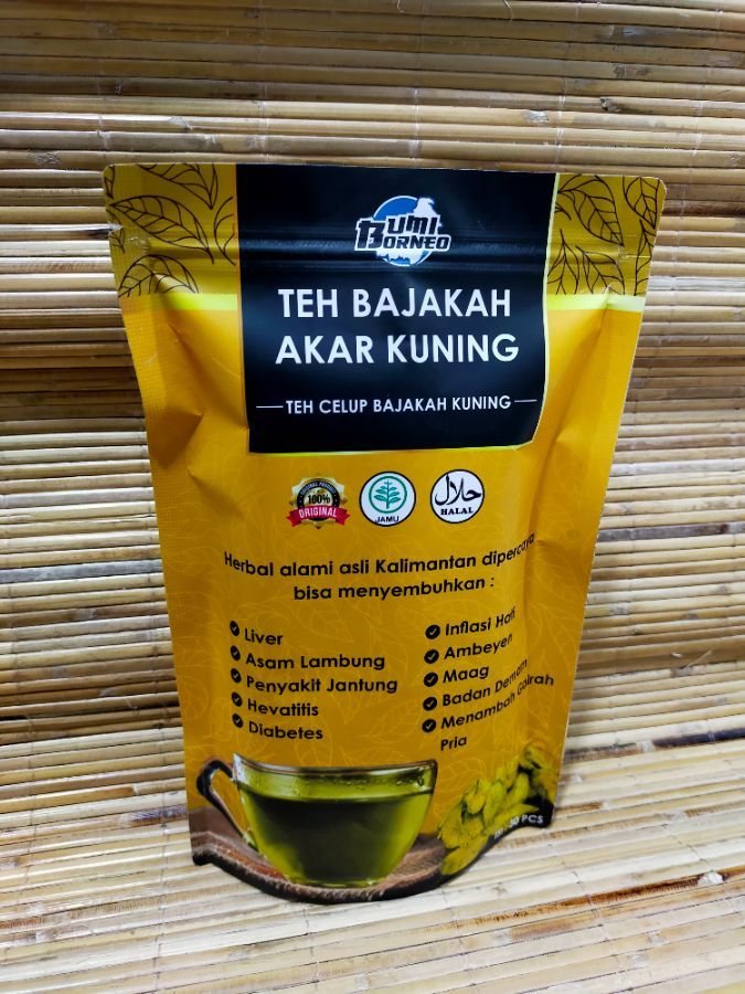 TEH BAJAKAH AKAR KUNING FIRDAUS HERBAL