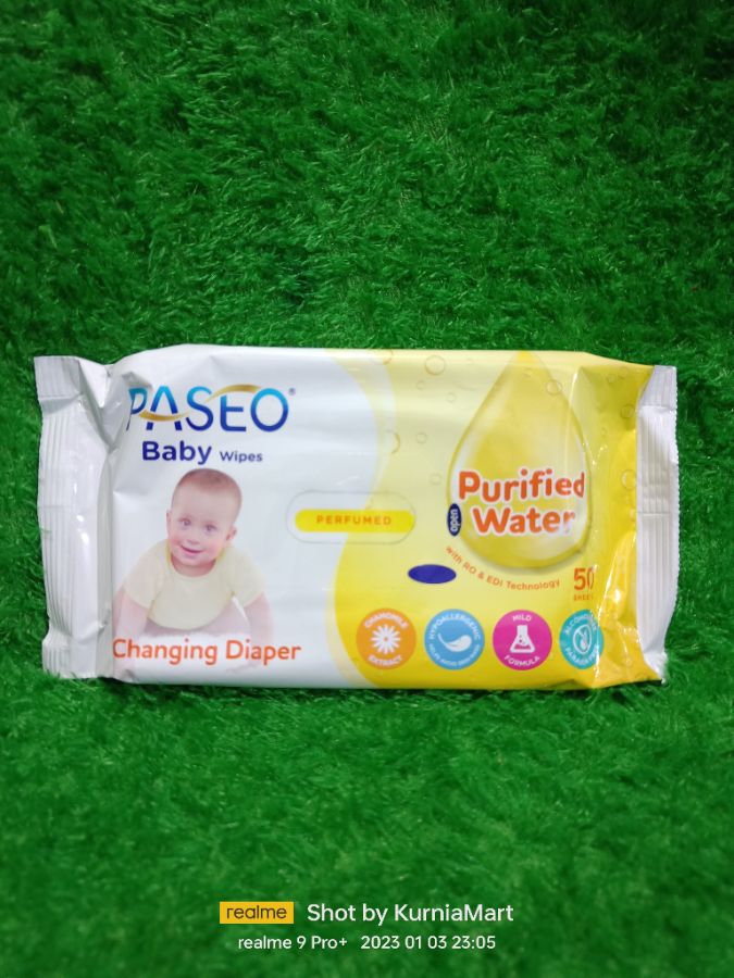 PASEO BABY WIPES 50