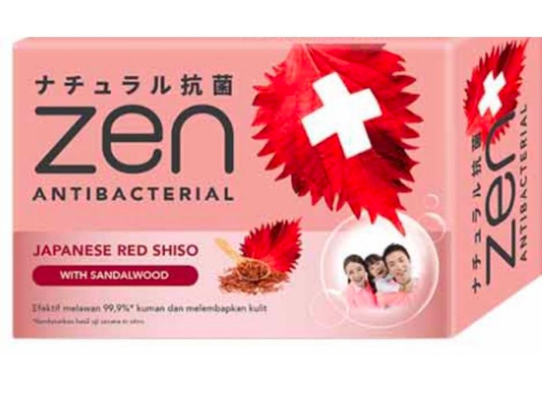 Sabun Zen anti bakterial merah