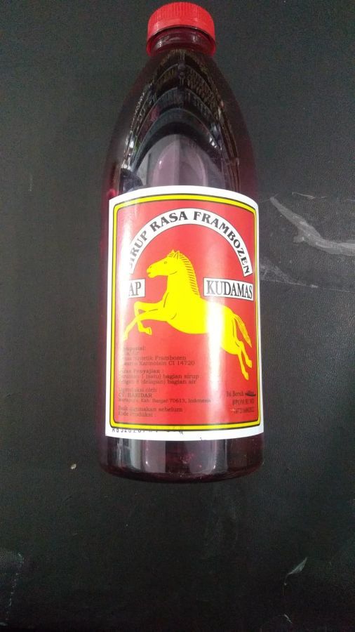 SIRUP RASA FRAMBOZEN CAP KUDA MAS