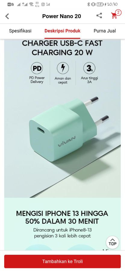 VIVAN POWER NANO 20 3a
