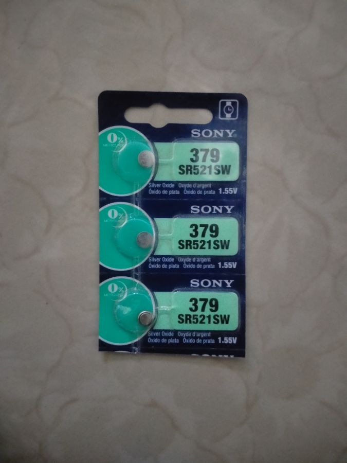BATTERY SONY SR521SW 1.5V