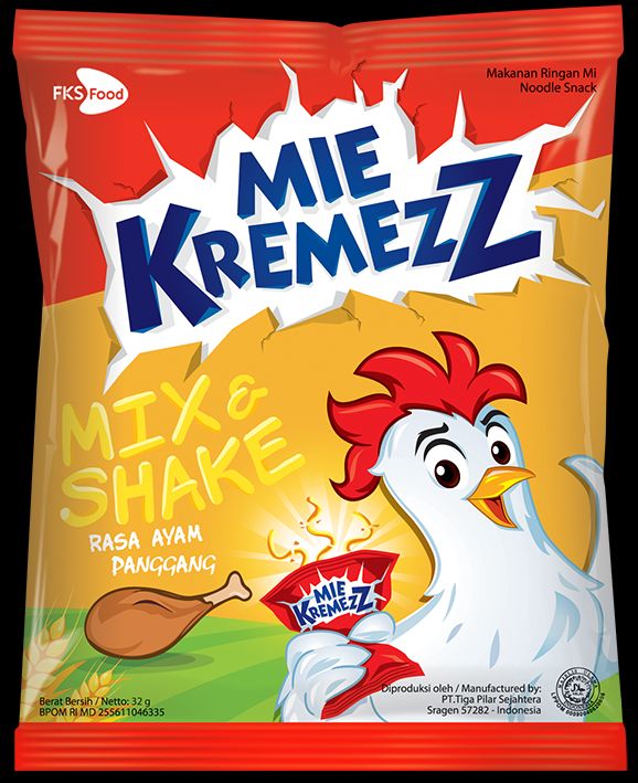 MIE KREMEZZ AYAM PANGGANG 16g