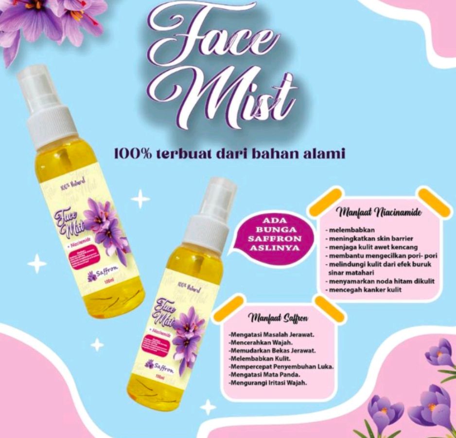 SAFFRON FACE MIST WITH VIT E