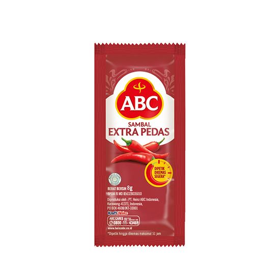 ABC SAMBAL EXTRA PEDAS 8g