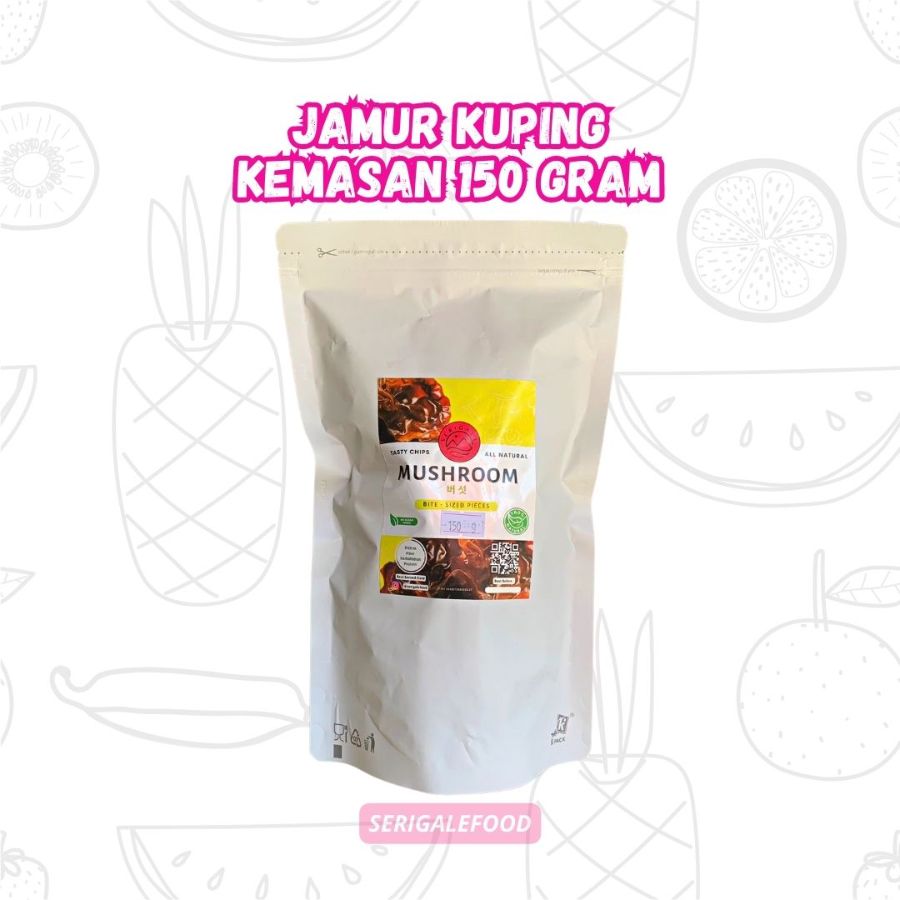 Keripik Jamur Kuping Kemasan 150 gr
