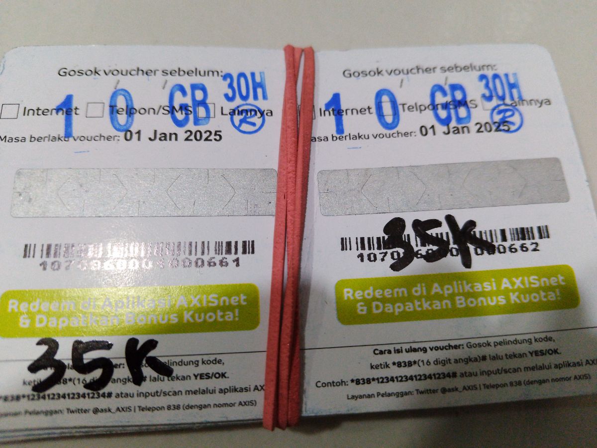 V AXIS 10Gb/30hari