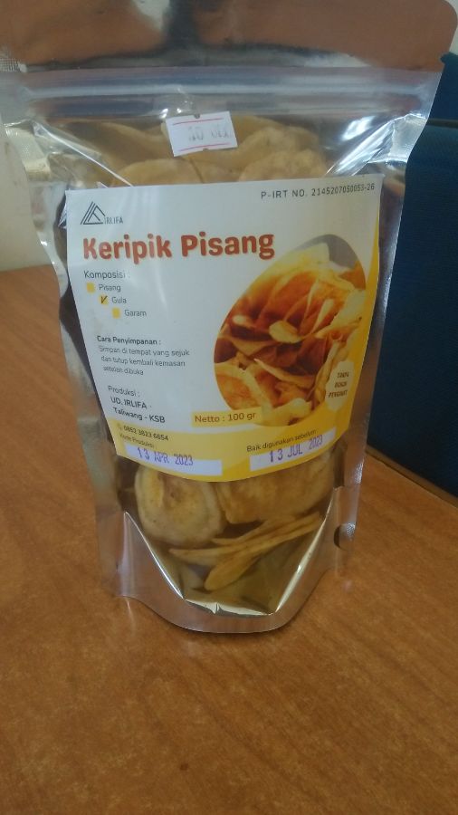 Kripik Pisang Irlifa