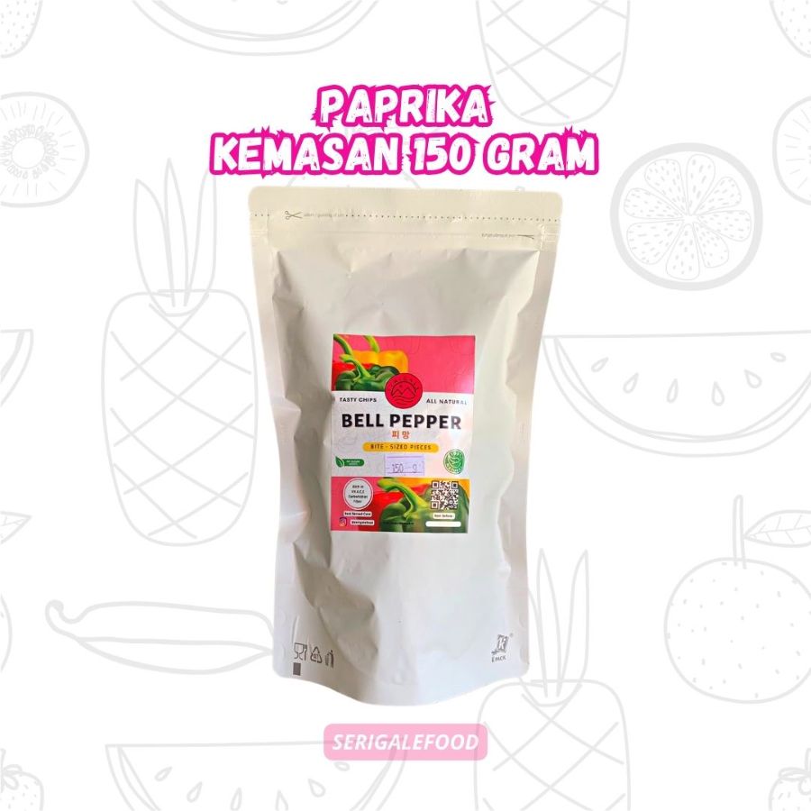 Keripik Paprika Kemasan Pouch Besar 150 gr