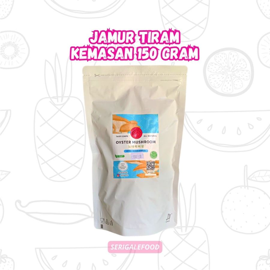 Keripik Jamur Tiram Kemasan 150 gr