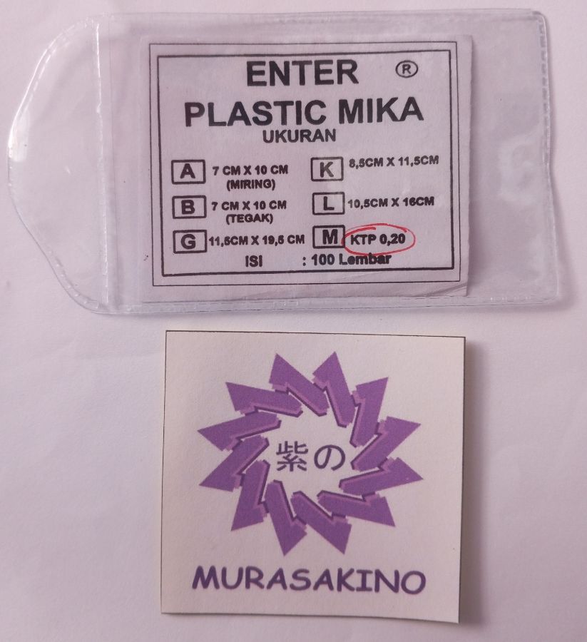 Enter Plastik Mika Kartu