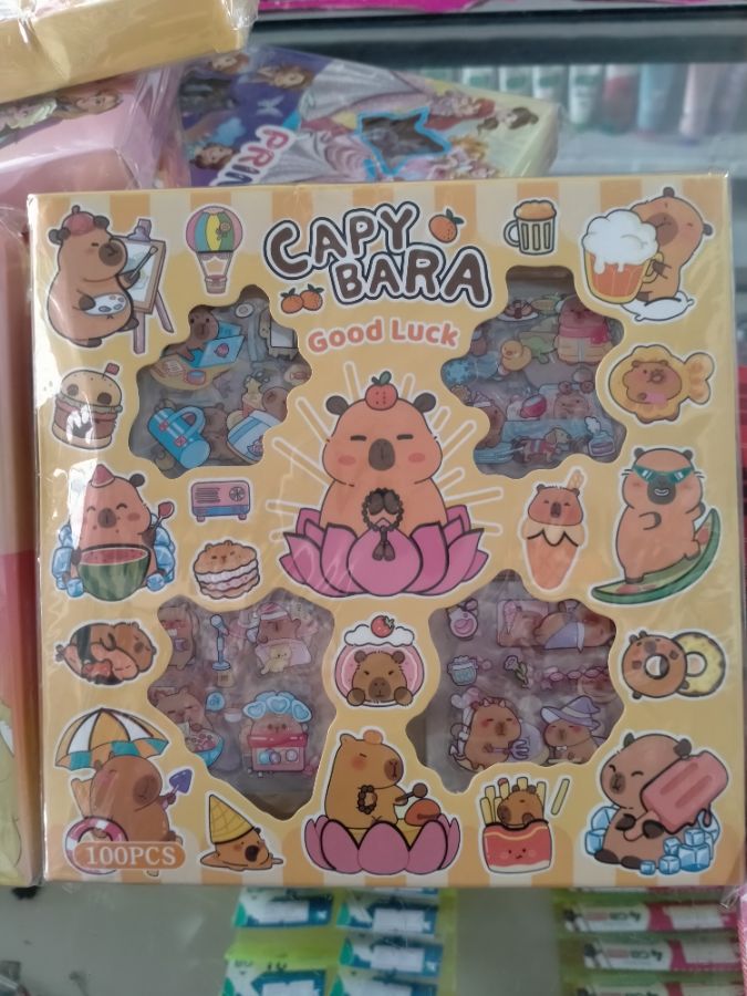 Stiker Karakter isi 100