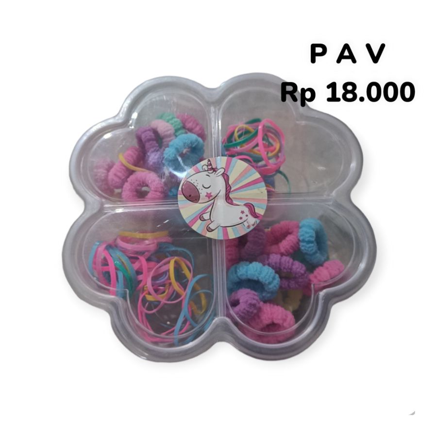 IKAT RAMBUT WARNA KOTAK