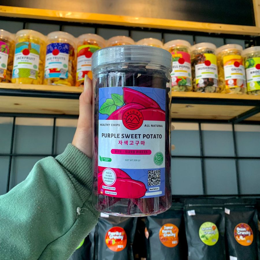 Keripik Ubi Ungu Kemasan Toples 1000 ml