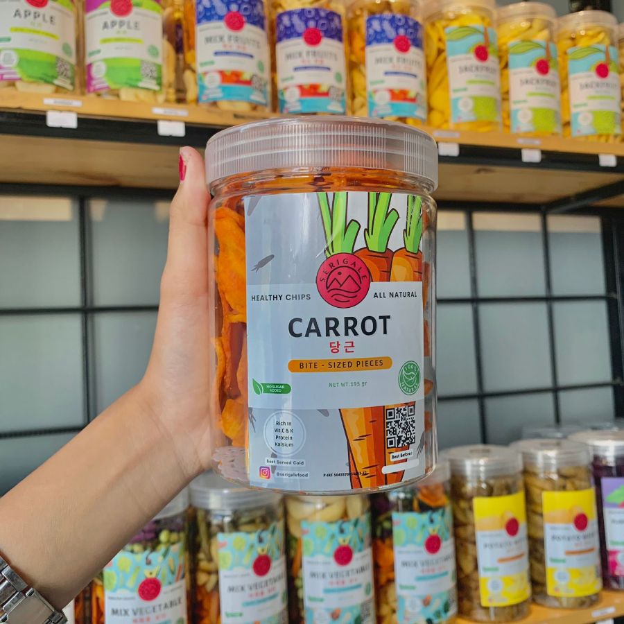 Keripik Wortel Kemasan Toples 650 ml