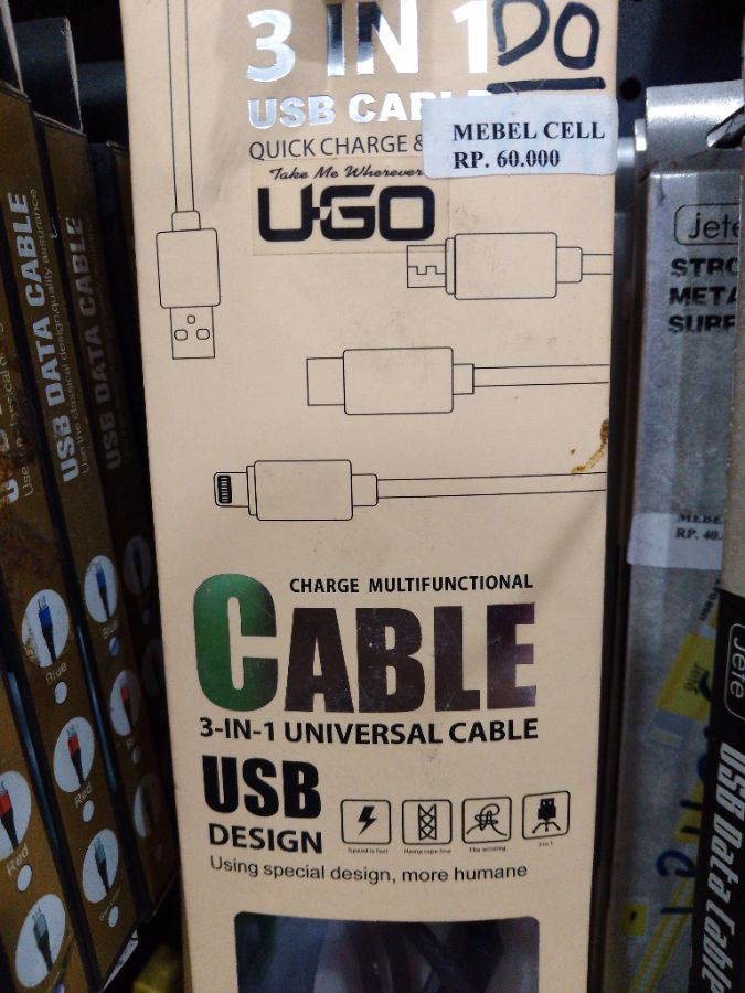 Kabel UGO 3 IN 1