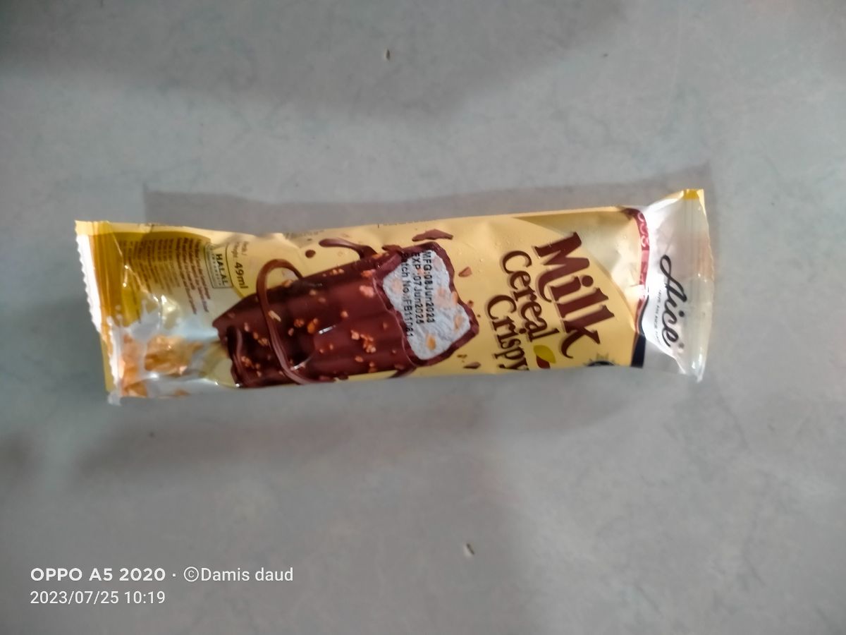 Aice milk cereal crispy