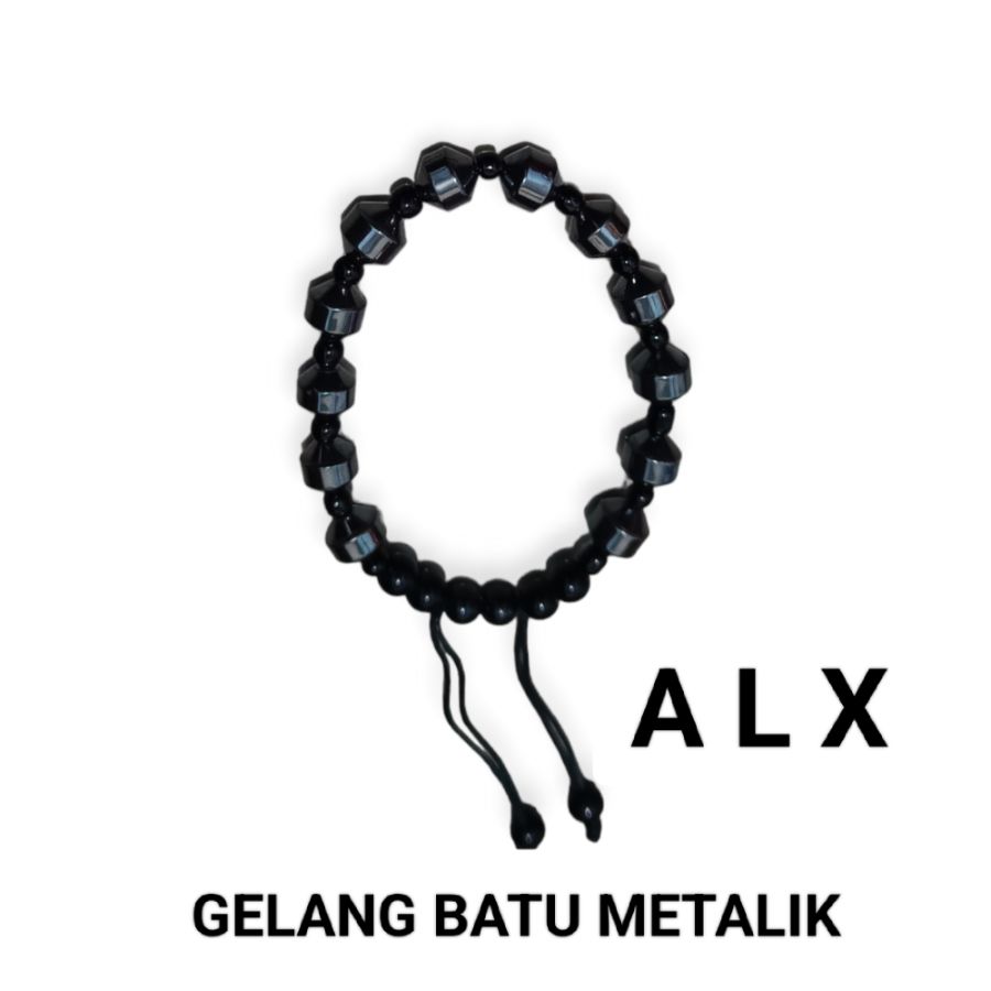 GELANG BATU METALIK 
