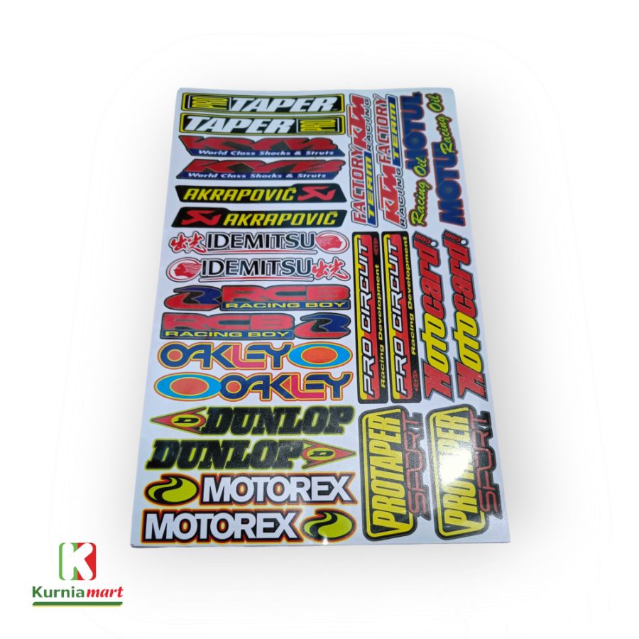STIKER MOTOR PAPAN
