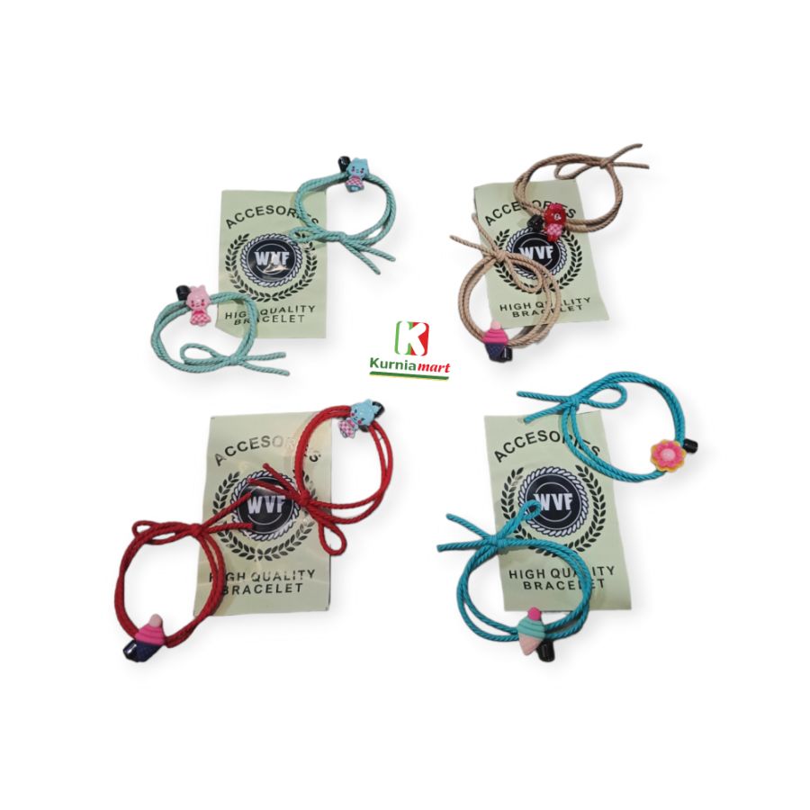 Gelang couple warna campur