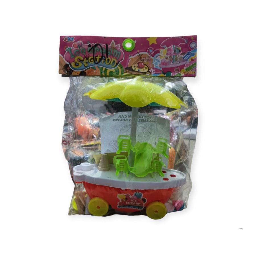 *Gerobak ice cream station 