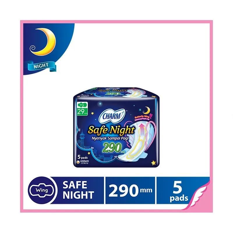 CHARM SAFE NIGHT 5PADS
