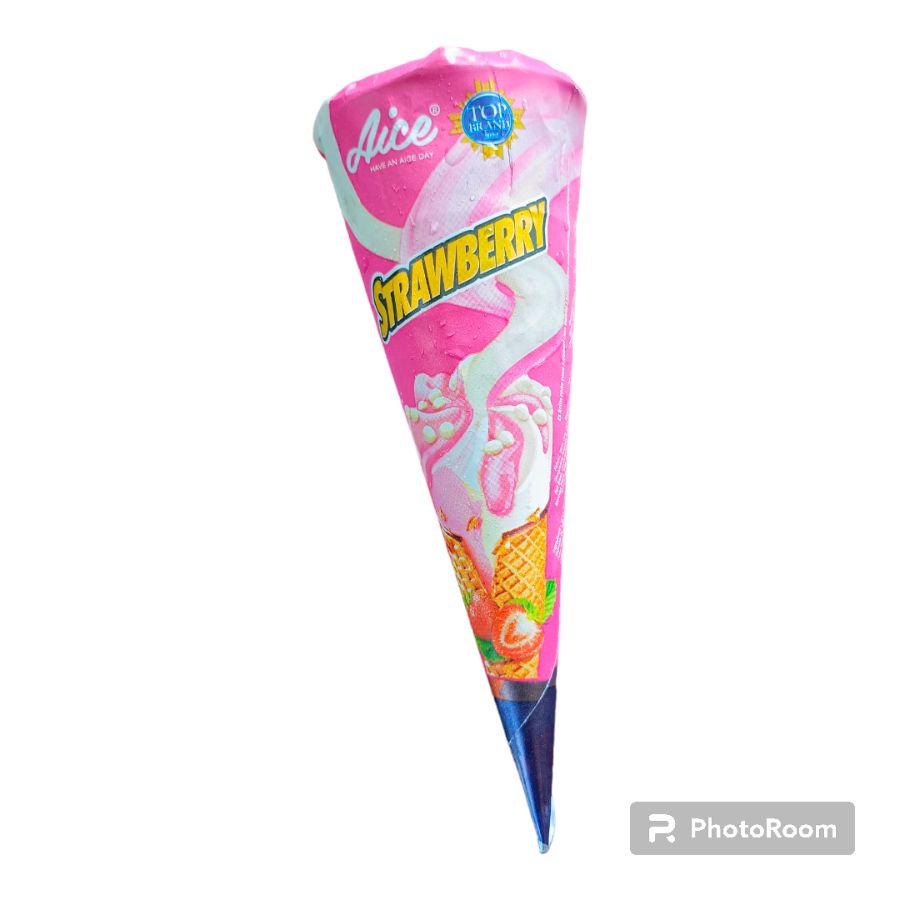 Aice strawberry cone