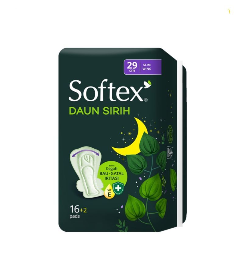 Softex daun sirih 29cm 16pd