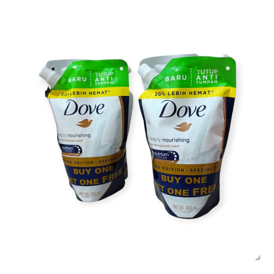 Dove body wash beli 1+1